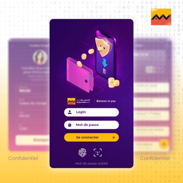 Attijari Wafabank Fintech – Mobile app – internation transactions based on crypto money